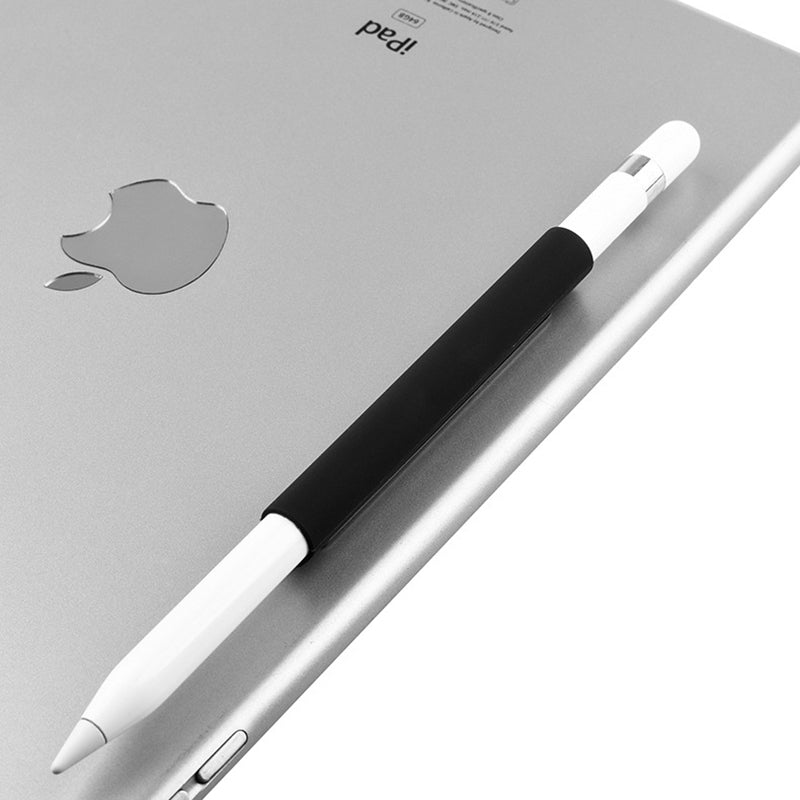 Magnetic Sleeve Silicone Holder Grip Set for Apple Pencil (Black)