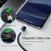 CaseMe 3 in 1 Type-C / 8 Pin / Micro USB to USB Magnetic Charging Cable for Series 1, Length : 1m(Black)