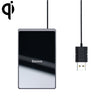 Baseus Card Ultra-thin 15W Qi Standard Wireless Charger with 1m USB Cable (Black)
