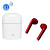 i7S TWS Universal Dual Wireless Bluetooth 5.0 Earbuds Stereo Headset In-Ear Earphone with Charging Box, Automatic Dual Ears Pairing(Red)