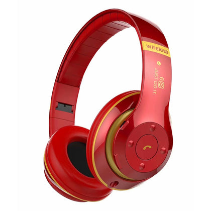 V30 Wireless Bluetooth 4.2 Headphone with Mic & FM & TF Card & Handfree Function, For iPhone, iPad, iPod, Samsung, HTC, Sony, Huawei, Xiaomi and other Audio Devices(Red)