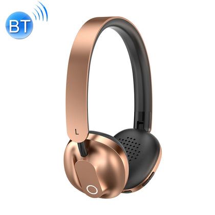 Baseus Encok D01 Headband Bluetooth / wired earphone dual mode Headphone Headset with Mic, for iPhone, iPad, iPod, Samsung, HTC, Sony, Huawei, Xiaomi and other Audio Devices(Blush Gold)