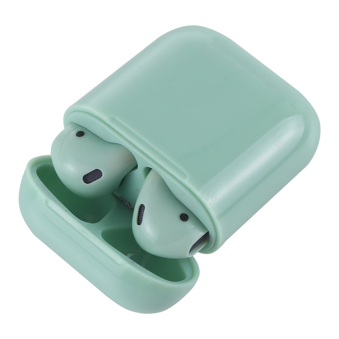 i12-XS TWS Binaural Calls Wireless Bluetooth Earphones with Charging Case, Support Touch Calling 5.0(Green)