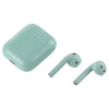 i12-XS TWS Binaural Calls Wireless Bluetooth Earphones with Charging Case, Support Touch Calling 5.0(Green)