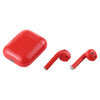 i12-XS TWS Binaural Calls Wireless Bluetooth Earphones with Charging Case, Support Touch Calling 5.0(Red)