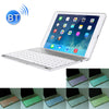 2 in 1 For iPad Air 2 Foldable Adjustable (0 - 135 Degrees) Aluminium Alloy Tablet Protective Case Holder + Slim Bluetooth V3.0 Keyboard with 7 Colors LED Backlights & Intelligent Inductive Switch Function
