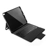 Colored Backlight Bluetooth Keyboard with Leather Flip Case for iPad Pro 12.9 (2018)(Black)