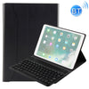 FT-1035 For iPad Pro 10.5 inch & iPad Air 10.5 inch Lambskin Texture Detachable Plastic Bluetooth Keyboard Leather Cover with Stand Function(Black)