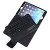 SPM01 For iPad mini 5 / 4 / 3 / 2 / 1 Litchi Texture Detachable Plastic Bluetooth Keyboard Leather Cover with Stand Function (Black)