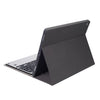 HK129 For iPad Pro 12.9 inch (2017) / (2015) Silk Texture Detachable Aluminum Alloy Bluetooth Keyboard Leather Cover with Pen Slot & Stand Function