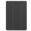 For iPad 10.2 Custer Texture Horizontal Flip Smart TPU Leather Case with Sleep / Wake-up Function & Three-folding Holder & Pen Slot (Black)