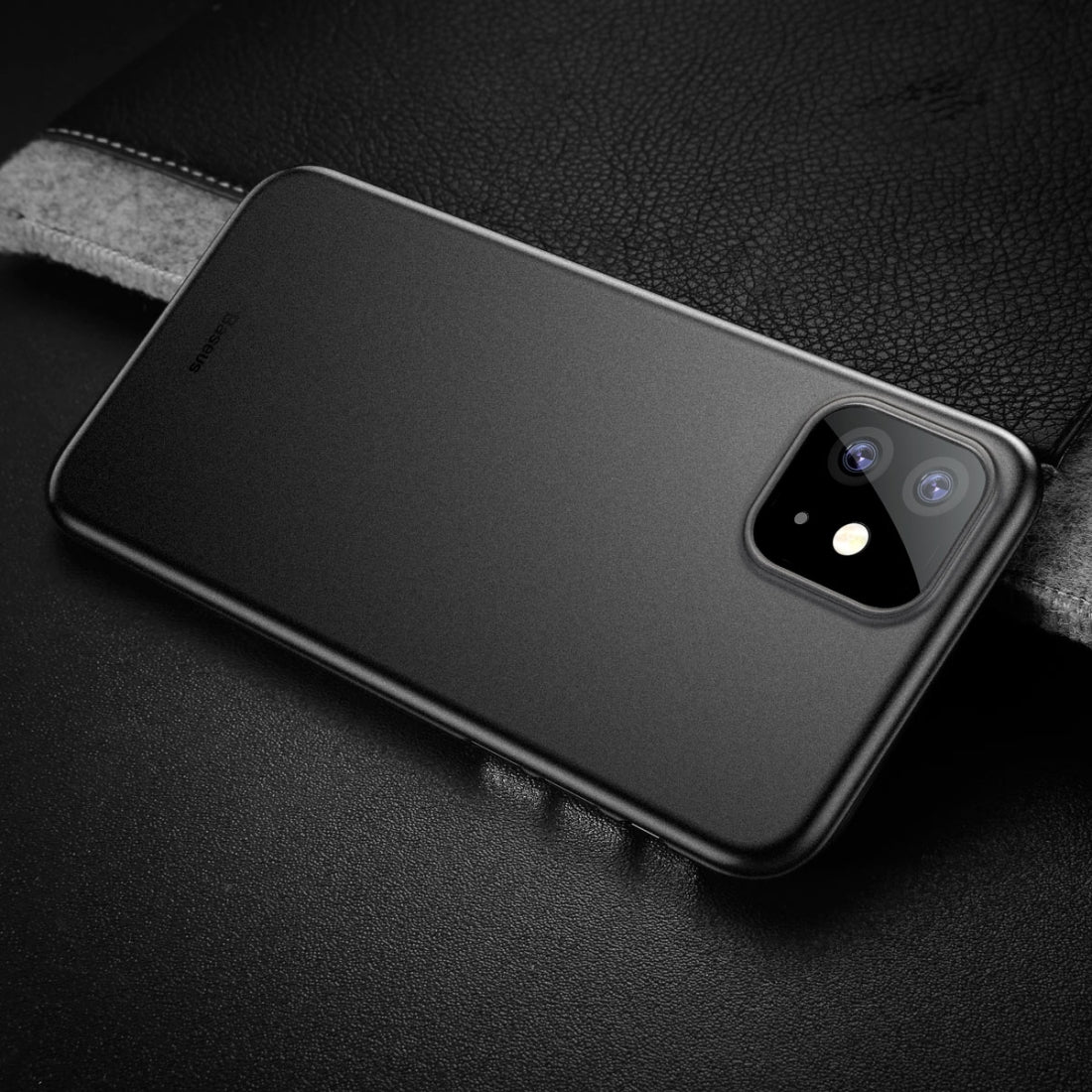 For iPhone 11 Baseus Wing Ultra-Thin Frosted PP Case(Black)