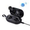 ROCK EB80 Bean TWS Bluetooth 5.0 Wireless Active Noise Cancelling Earphone(Black)