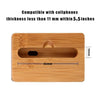 Universal Bamboo Phone Desktop Stand Holder, For iPhone, Huawei, Xiaomi, HTC, Sony and Other Smart Phones within 5.5 inches