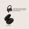 JHO-A9 TWS  Wireless Hanging Ear Type Bluetooth Earphone with Charging + Storage Integrated Zipper Bag, Support Voice Control(Black)