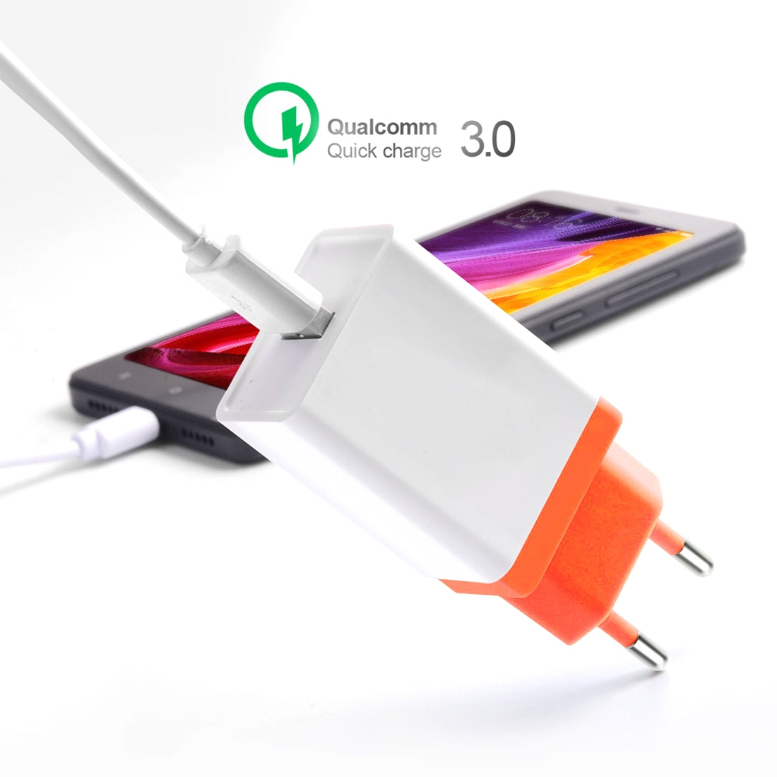 AR-QC 3.0 3.5A Max Output Single QC3.0 USB Ports Travel Fast Charger,
