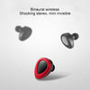 TWS-K2 Mini V4.1 Wireless Stereo Bluetooth Headset with Charging Case(Black Silver)