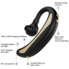 K5.0 Earhook TWS V4.2 Wireless Stereo Bluetooth Headset Business Sport(Gold)