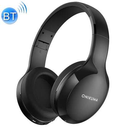 ONIKUMA B2 Bluetooth 5.0 Foldable Wireless Bluetooth Headphone with Microphone(Black)
