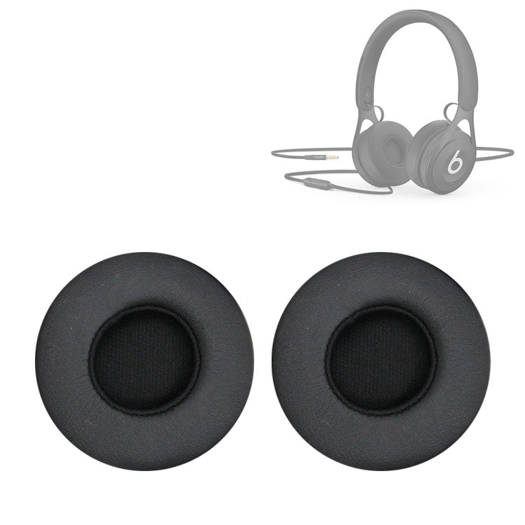2 PCS For Beats EP Wired Headset Ear-cap Sponge Earmuffs(Black)