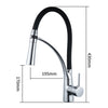 Kitchen Pull-out Faucet Hot Cold Home Retractable Rotating Faucet