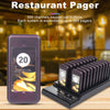 QC100 999 Channel Restaurant Wireless Paging Queuing Calling System with 20 Call Coaster Pagers, EU Plug