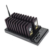 QC100 999 Channel Restaurant Wireless Paging Queuing Calling System with 20 Call Coaster Pagers, EU Plug