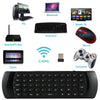 X6 Air Mouse 2.4GHz Wireless Keyboard 3D Gyroscope Sense Remote Controller for PC, Android TV Box / Smart TV, Game Devices (Black)