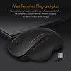 iMICE G6 Wireless Mouse 2.4G Office Mouse 6-button Gaming Mouse(Black)