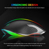 iMICE X6 Wired Mouse  6-button Colorful RGB Gaming Mouse(Black)