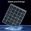 N970 Pro Dual Modes Aluminum Alloy Rechargeable Wireless Bluetooth Numeric Keyboard with USB HUB (Grey)