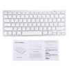 BK-3001 Bluetooth Wireless 78 Keys Ultrathin Keyboard for Windows / iPad / iPhone(Silver)
