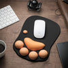 MONTIAN Cat Claw Shape Slow Soft Bracer Non-slip Silicone Mouse Pad
