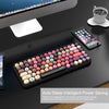 Ajazz 308I 84 Keys Tablet Mobile Phone Computer Household Office Bluetooth Keyboard (Grey)