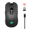 HXSJ T30 2.4GHz 8-key USB Rechargeable Colorful Glowing 3600DPI Four-speed Adjustable Wireless Optical Mute Gaming Mouse for Deskt