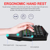 HXSJ V100+S600 Wired Mobile Game One-handed Keyboard Mouse Set