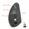 HXSJ T22 2.4GHz Wireless 4-Keys 2400 DPI Adjustable Ergonomics Optical Vertical Mouse(Black)