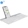 Logitech K580 Dual Modes Thin and Light Multi-device Wireless Keyboard with Phone Holder (White)