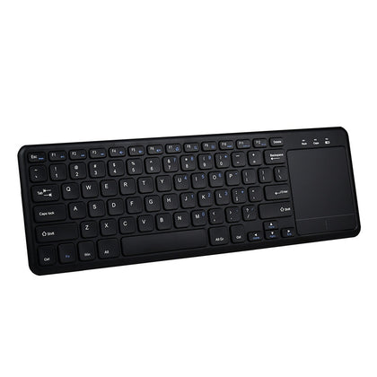 L200 2.4G Wireless English Keyboard with Touchpad, Support PC / TV (Black)