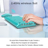 HXSJ L100 2.4GHz Ultrathin Wireless Keyboard Mouse Set (Black)