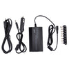 Laptop Notebook Power 100W Universal Charger with Car Charger & AC Power Adapter & 8 Power Adapters & 1 USB Port for Samsung, Sony