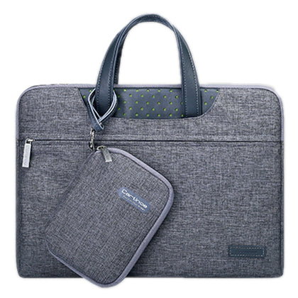 15.4 inch Cartinoe Business Series Exquisite Zipper Portable Handheld Laptop Bag with Independent Power Package for MacBook, Lenov