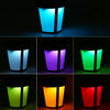 6 LEDs Light Control IP65 Waterproof Warm White Light + Colorful Changing Solar Powered LED Wall Lamp
