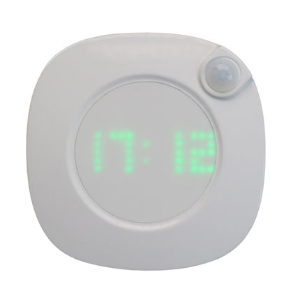 Intelligent Rotation Clock Dry Cell LED PIR Sensor Night Light