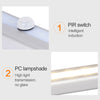 2.8W 30 LEDs Warm White Wide Screen Intelligent Human Body Sensor Light LED Corridor Cabinet Light, USB Charging Version