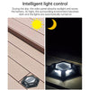 6 LEDs Outdoor Waterproof Aluminum Alloy High Compression Solar Buried Light Road Lighting Lamp, Color Temperature: 3000K (Black Warm Light)