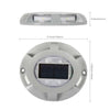 4 PCS LED Solar Powered Embedded Ground Lamp IP68 Waterproof Outdoor Garden Lawn Lamp (Grey)