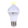 E27 9W Infrared Motion Sensor LED Light Bulb, Sensor Distance: 4-6m, AC 85-265V