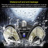 100W 3000K Warm White Light Waterproof Deformable Folding Garage Light LED UFO Mining Lamp, Wide Pressure Version