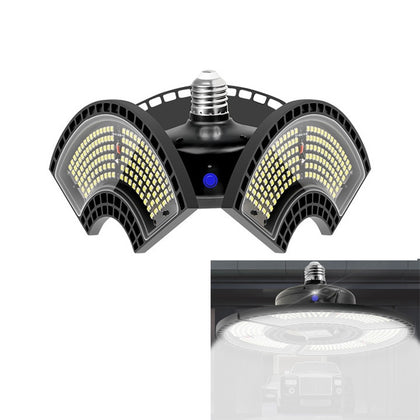 120W 6000K White Light Waterproof Deformable Folding Garage Light LED UFO Mining Lamp, Light Perception Version
